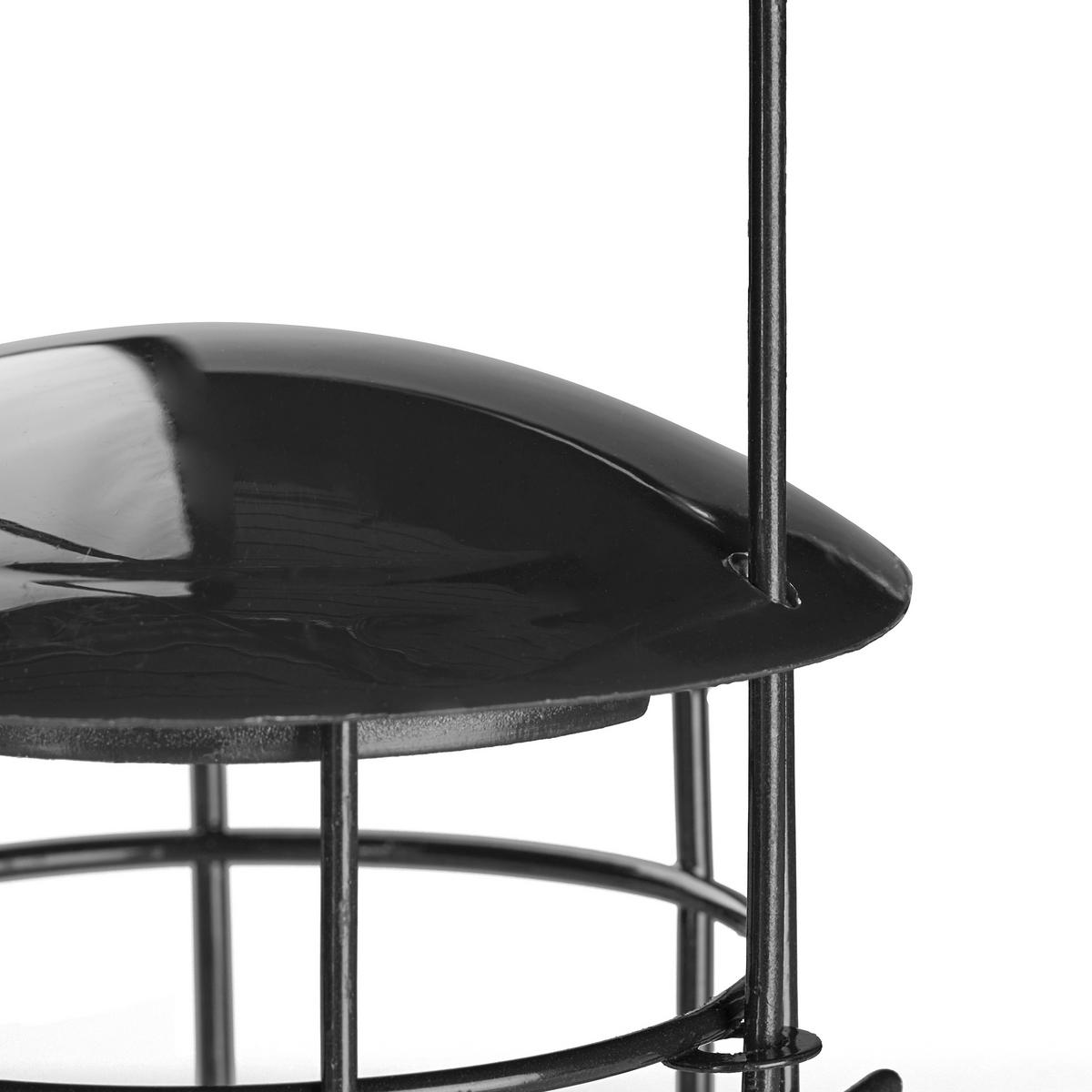 MEISENKNÖDELHALTER - Schwarz, Kunststoff/Metall (8.5/31/8.5cm) - Relaxdays