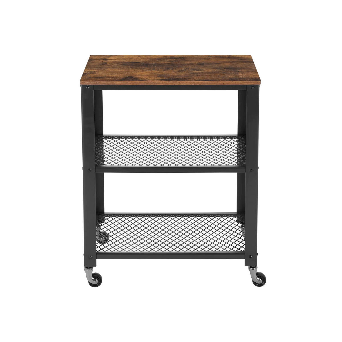 SERVIERWAGEN KÜCHENWAGENX - Braun, Holzwerkstoff (77.5/40/60cm) - Hansiro