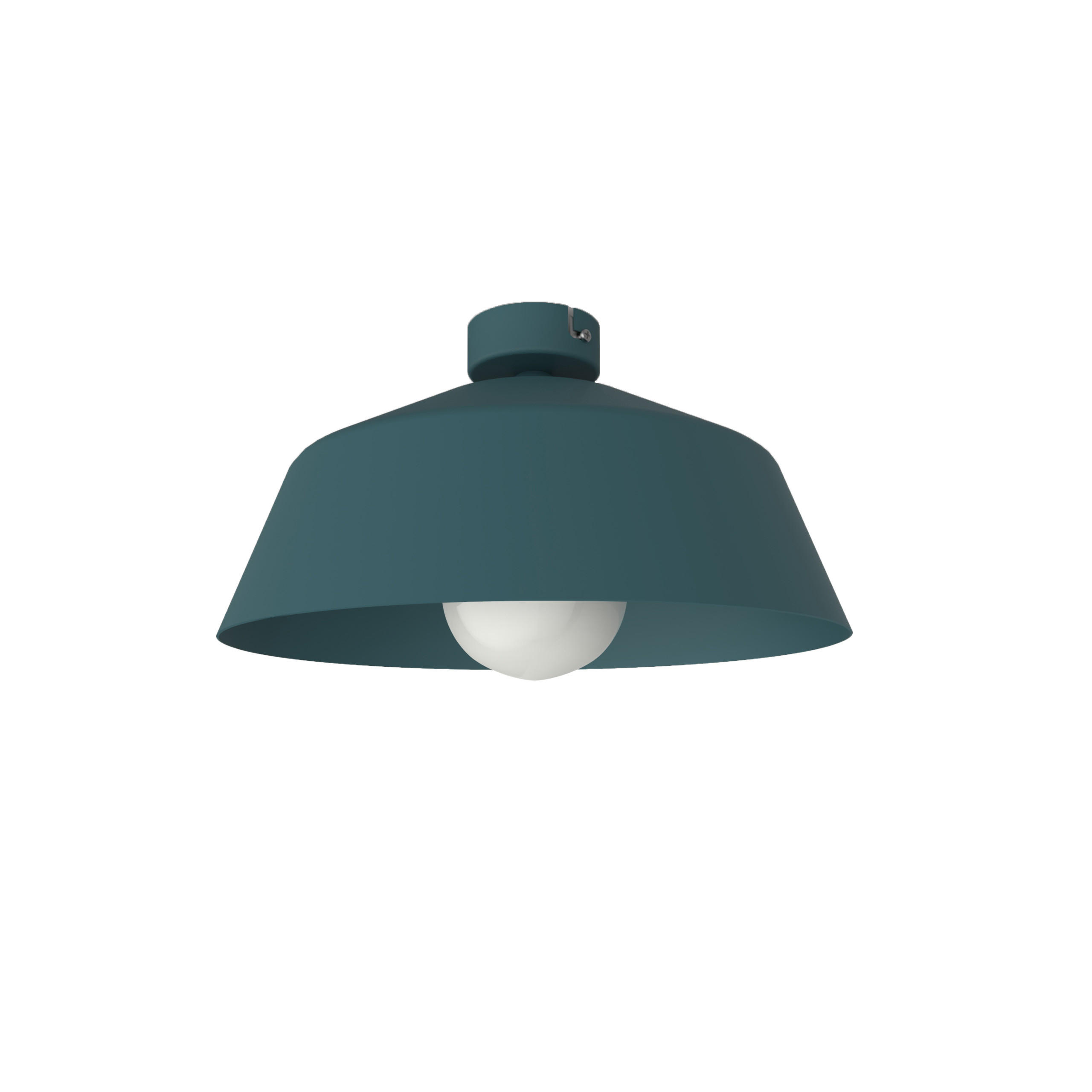 DECKENLEUCHTE - Blau, Metall (35/35/20cm) - Lumicom