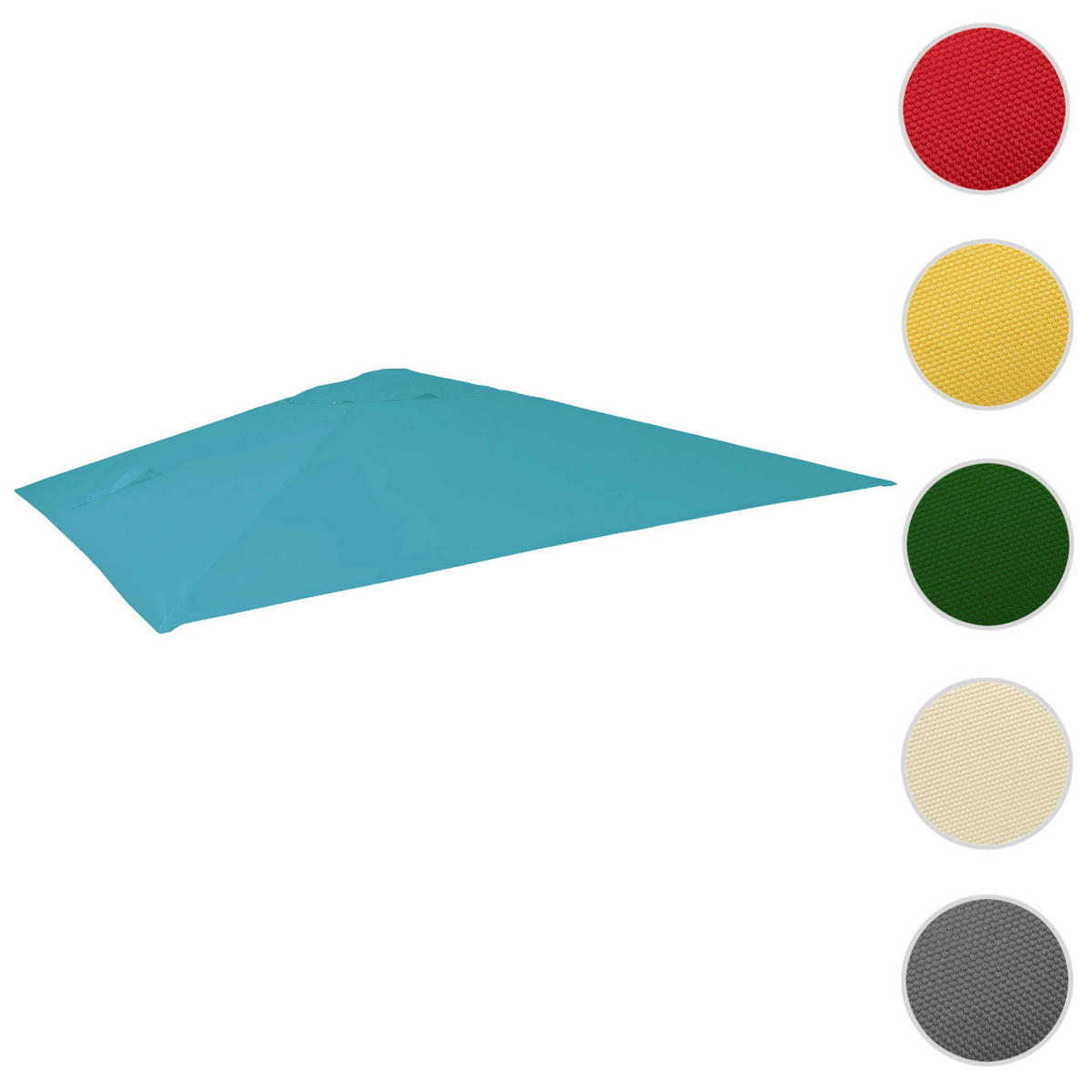 ERSATZ-BEZUG FÜR SCHIRM I Türkis - Türkis, Textil (295/295cm) - MCW