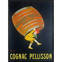 POSTER Cognac Pellisson 1907 A4 Rahmenlos - Klar, Papier (29.7/5/21cm) - Nacnic