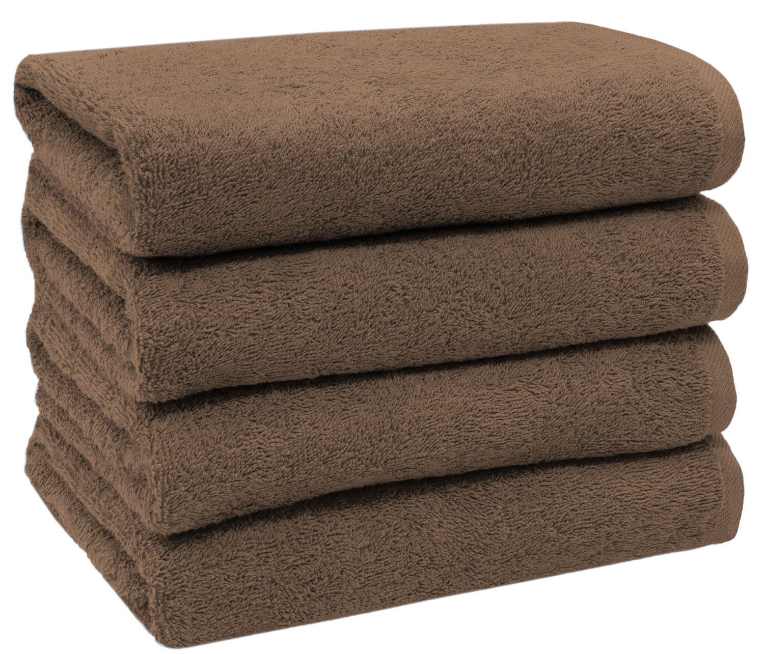 HANDTÜCHER, 4er-Set, 50x100 cm, 100% Baumwolle, Braun - Braun, Textil (50/100cm) - Zollner