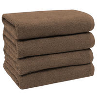 HANDTÜCHER, 4er-Set, 50x100 cm, 100% Baumwolle, Braun - Braun, Textil (50/100cm) - Zollner