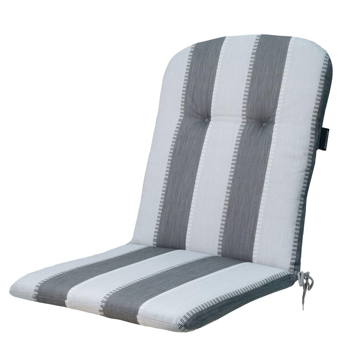 SCHALENSITZKISSEN Banda 96/45 cm 4er-Set - Grau, Textil (45/8/96cm) - Madison