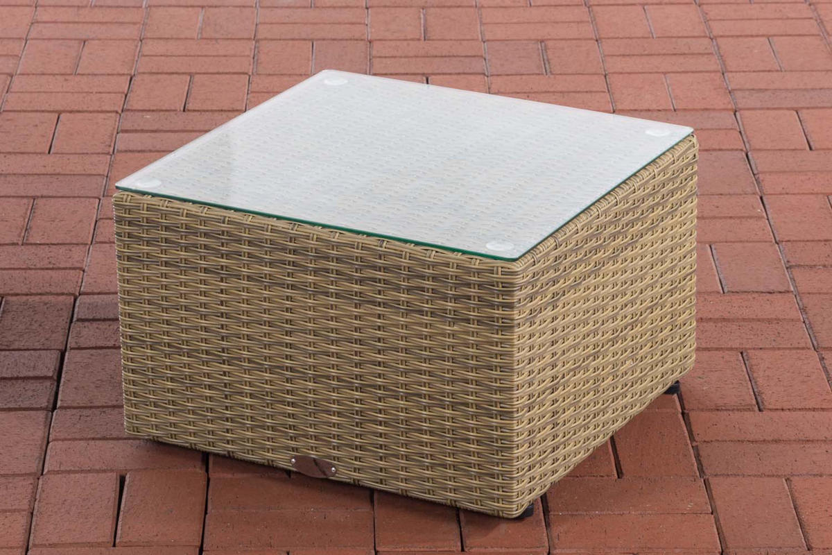 GARTENTISCH Genesis natura - Naturfarben, Kunststoff (34/55/55cm) - TPFGarden