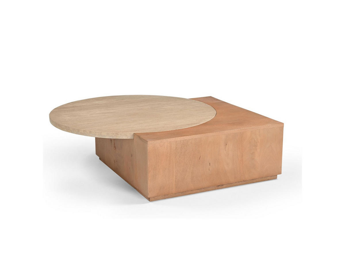 COUCHTISCH Numa Mangoholz 103 cm / 75 cm Natur - Naturfarben, Holz (75/103/30cm)