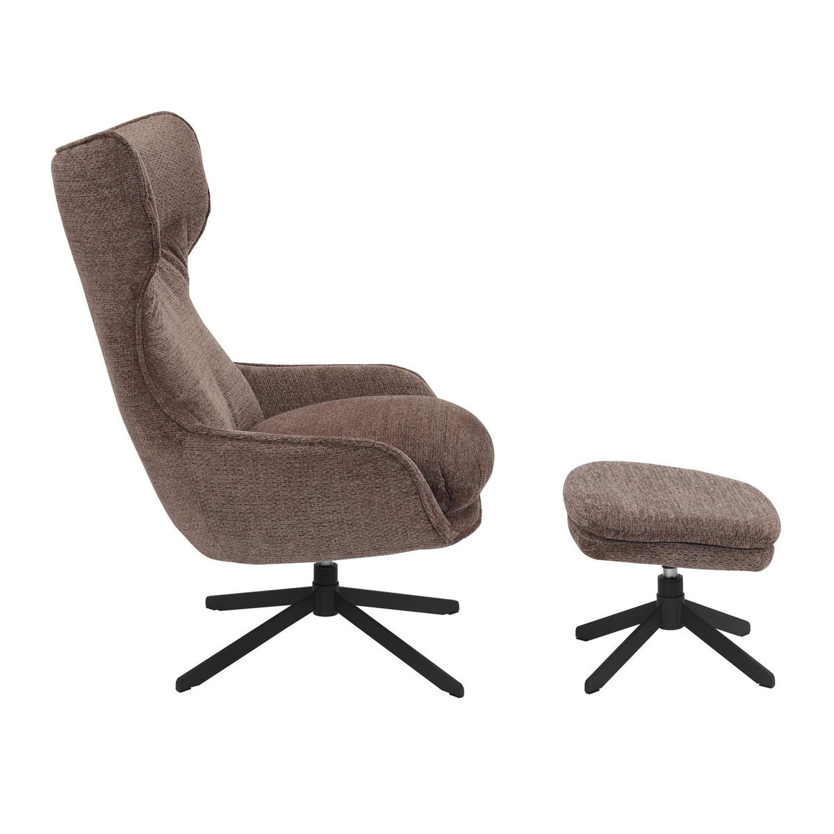 SESSEL Liv Paars 85/77/108 cm - Lila, Textil (77/108/85cm) - Starfurn