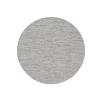 BAUMWOLLTEPPICH Ron handgewebt ø 240 cm rund - Schwarz, Naturmaterialien/Textil (240/240cm) - benuta