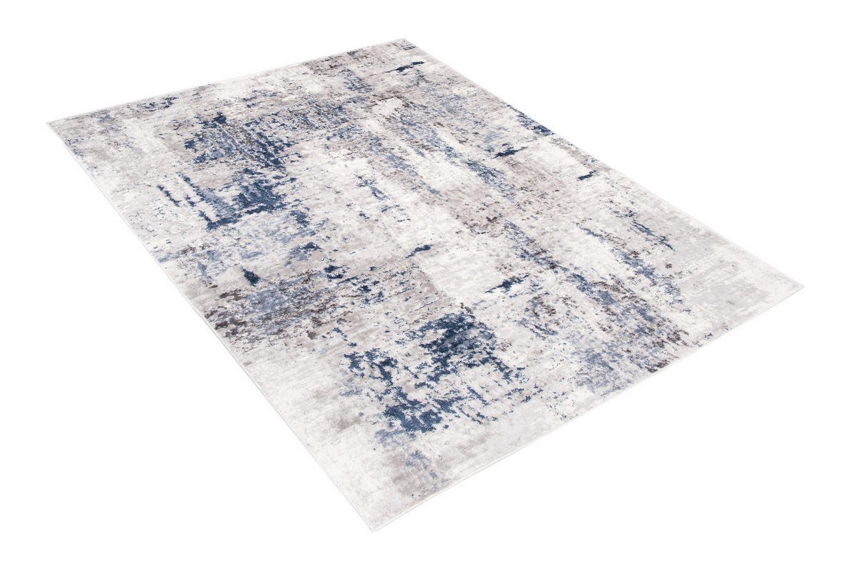 TEPPICH SKY Grau Blau 180 x 250 cm - Blau/Grau, Kunststoff (180/250cm) - Tapiso