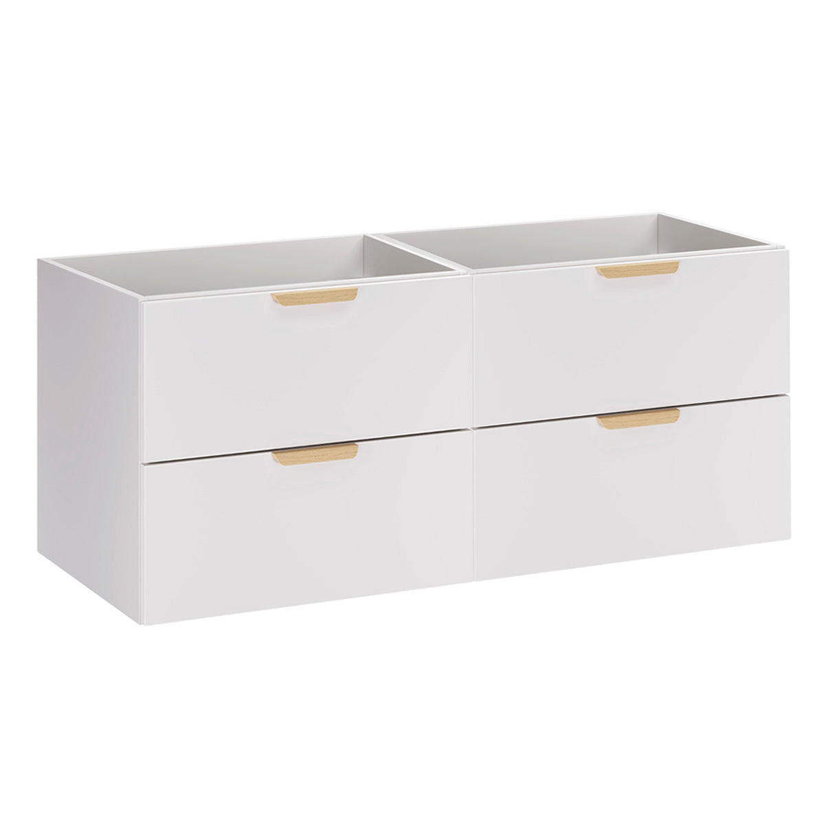 WASCHTISCHUNTERSCHRANK 120cm Oria Weiß - Weiß, Holzwerkstoff (120/50/45.5cm) - Petits-meubles