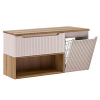 SKRINKA POD UMÝVADLO 120.4cm Riva Kašmír - béžová, kompozitné drevo (120.4/60/40cm) - Petits-meubles