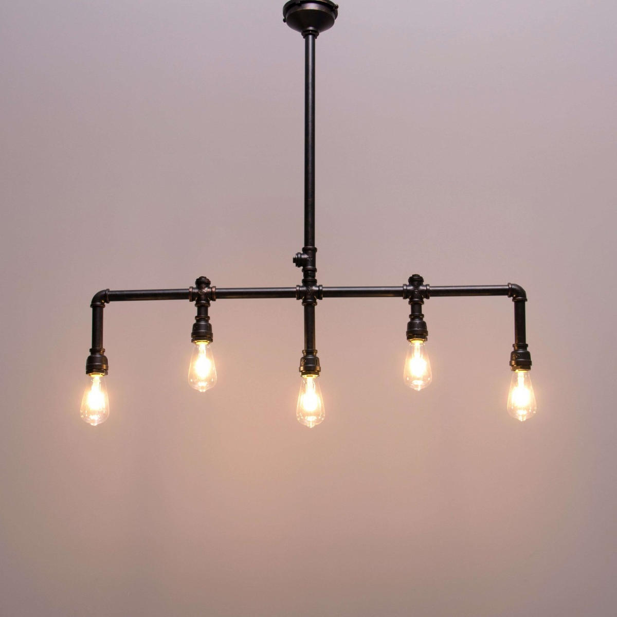 HÄNGELEUCHTE Luigi, Braun, 98cm - Braun, Metall (98/98/90cm) - KOSILUM
