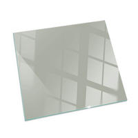 GLASPLATTE für Kamin 50 × 50 cm Grün - Grün, Glas (50/50/0.4cm) - ArtPrintCave