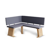 ESSZIMMER-ECKBANK Rivon, Goldkraft Eiche/Anthrazit, 120 x 150 cm Rechte Ecke - Eichefarben/Anthrazit, Holzwerkstoff (120/86/150cm) - Vicco