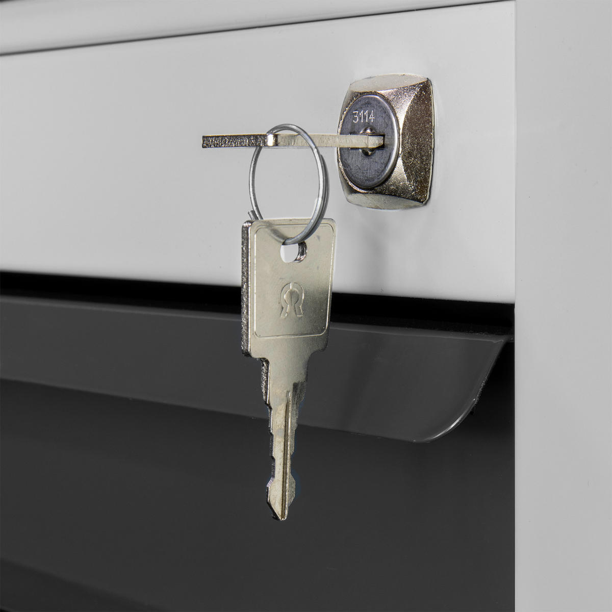 SCHUBLADENSCHRANK Kobra mit 6 Schubladen 75x70x43,5cm Lichtgrau/Anthrazitgrau - Anthrazit/Grau, Metall (70/75/44cm) - PROREGAL