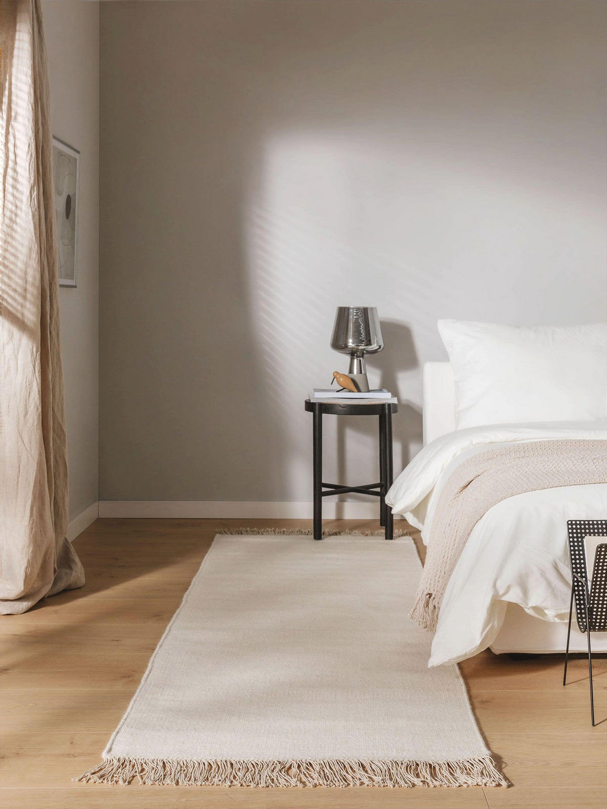 TEPPICH Liv Cream 80x250 cm - Creme, Textil (80/250cm) - benuta Pop