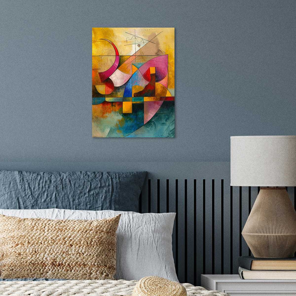 POSTER Kunst - Abstrakt - Modern 30x40 cm - Gelb, Papier (30/40/0.1cm) - MuchoWow