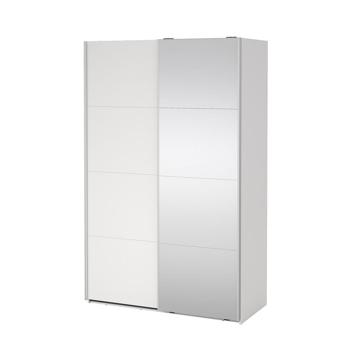 SCHIEBETÜRENSCHRANK, Bergamo, Weiß, Holzwerkstoff, 139 x 67 x 221 cm - Weiß, Holzwerkstoff (139/221/67cm) - ebuy24