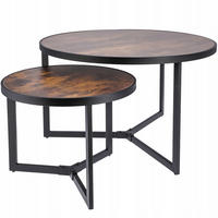 COUCHTISCH-SET holz - Ahornfarben, Holz (80/68/52cm) - JuMi