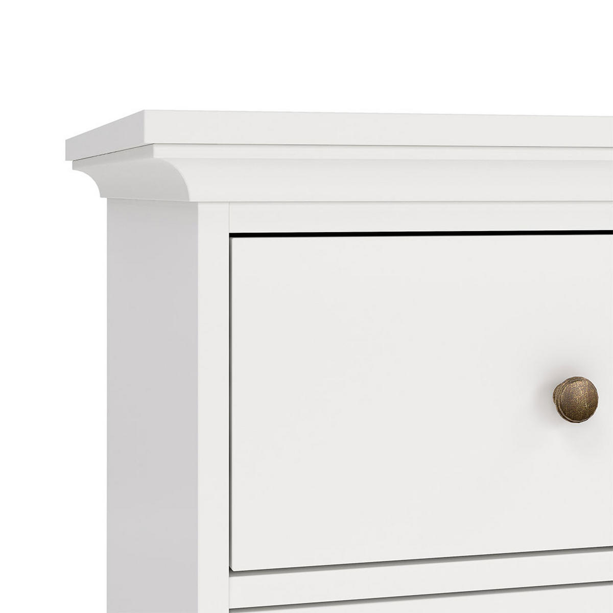 KOMMODE Weiß - Weiß, Holzwerkstoff (96/139/48cm) - ebuy24