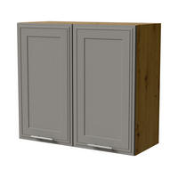 HÄNGESCHRANK Salo W3/80 Eiche Artisan / Dust Grey Matt 80 / 32,5 / 72cm - Eiche Artisan/Grau, Holz/Holzwerkstoff (80/72/32.5cm) - Feldmann-Wohnen