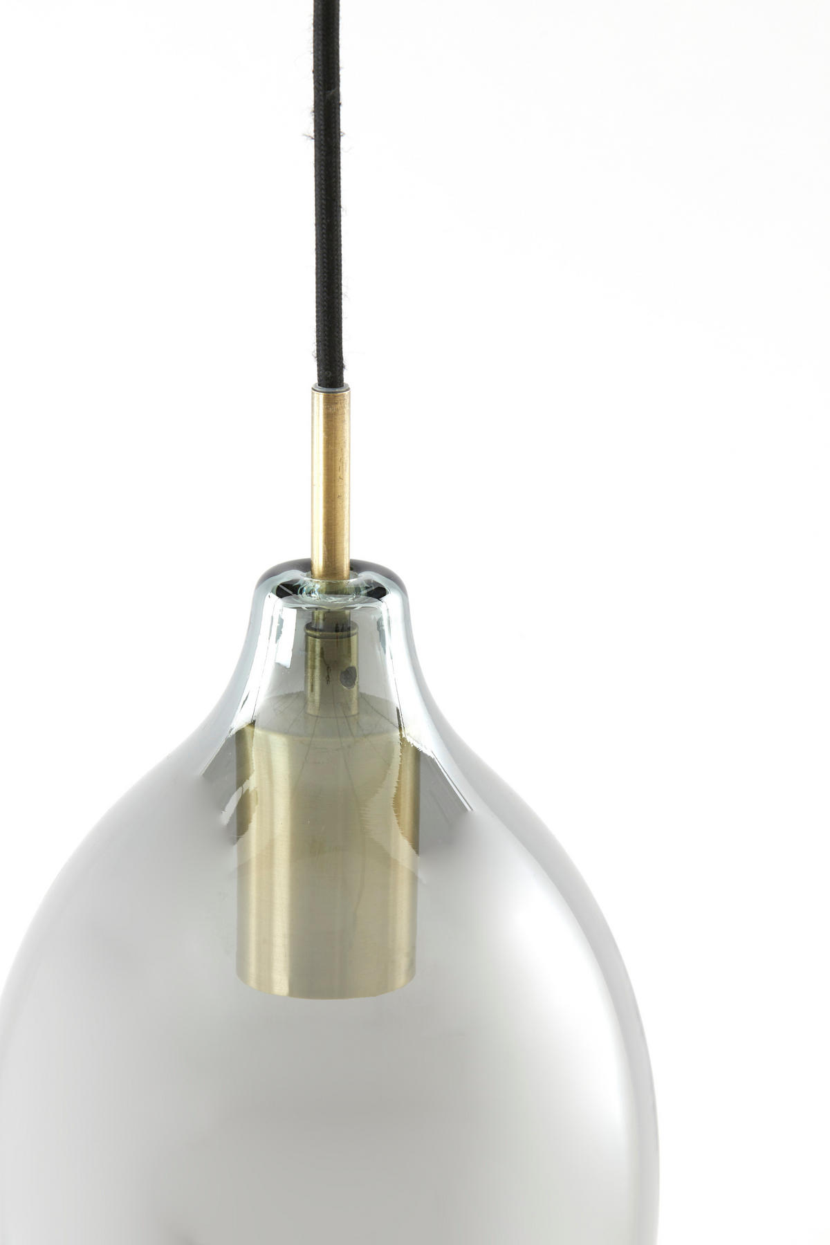 HÄNGELAMPE - Grau - 100/16.5/32 cm - Grau, Glas (100/16.5/32cm) - Light & Living