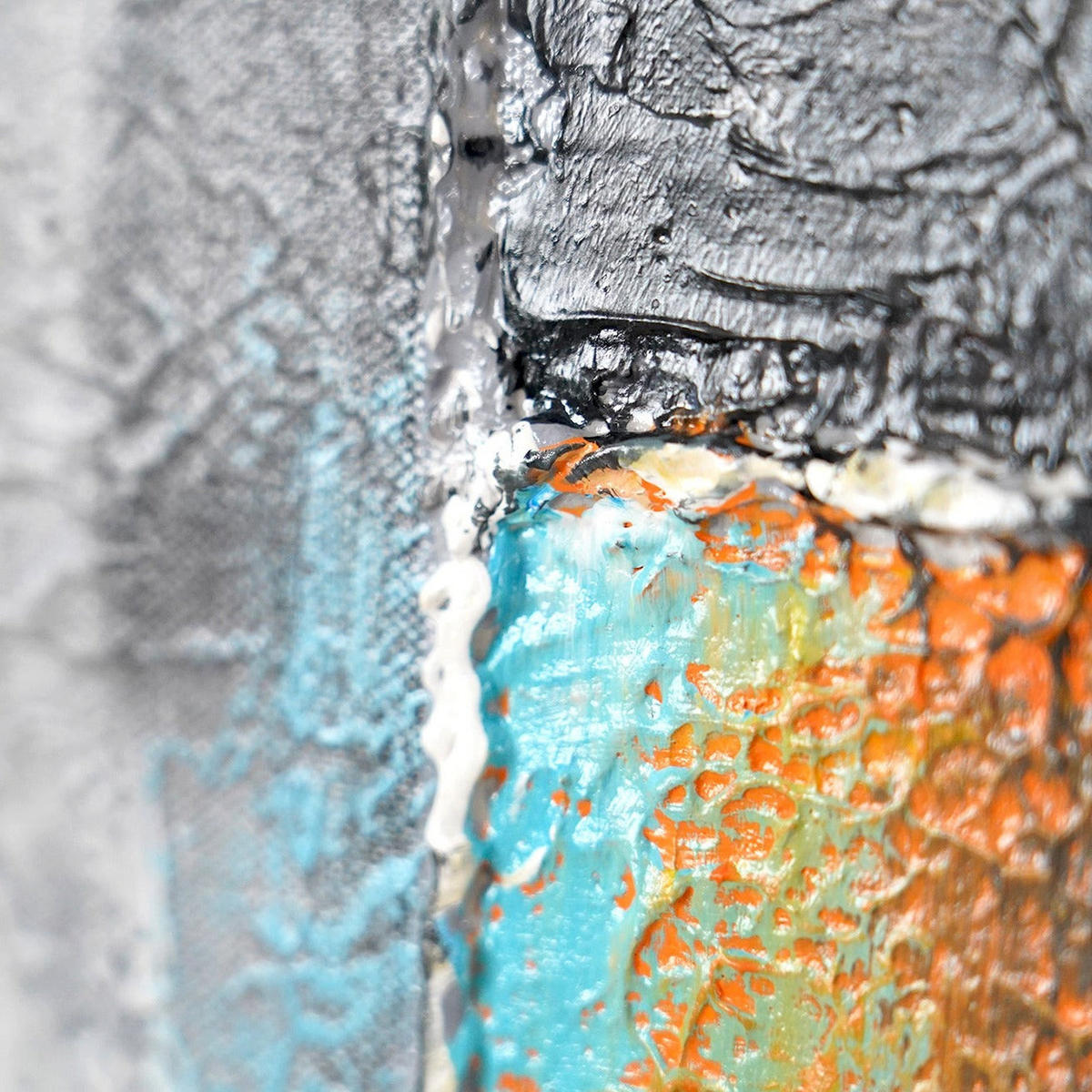 GEMÄLDE Abstraktion auf Keilrahmen 100x50 cm - Rot, Holz (100/50cm) - YS-art gallery