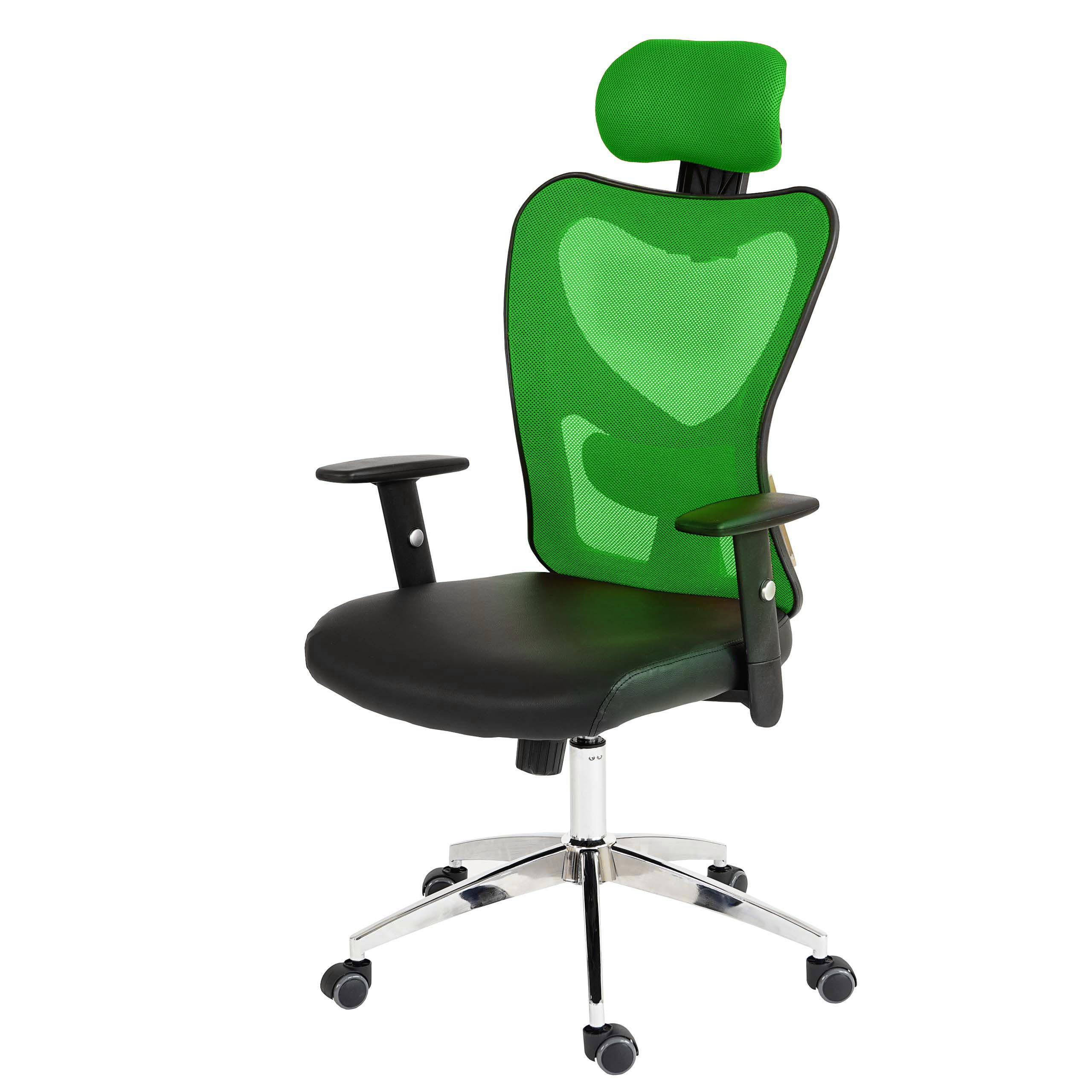 PROFI-BÜROSTUHL Grün - Grün, Textil (67/136/71cm) - MCW