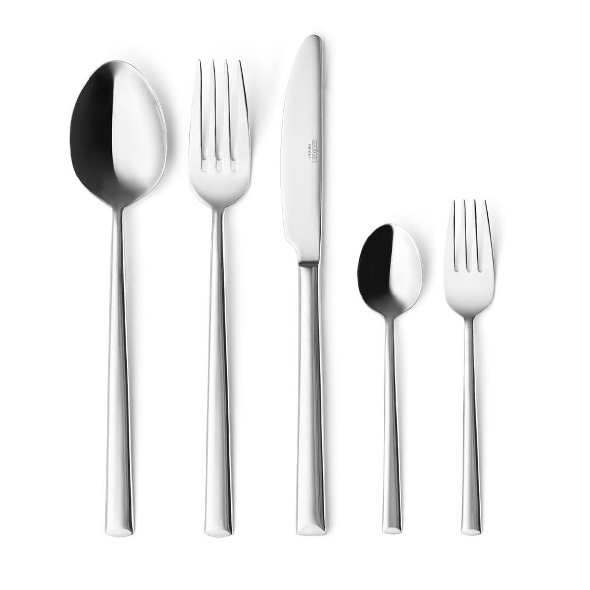 BESTECKSET Livorno- Cromirage Premium 30-teilig - Chromfarben, Metall - Mulex