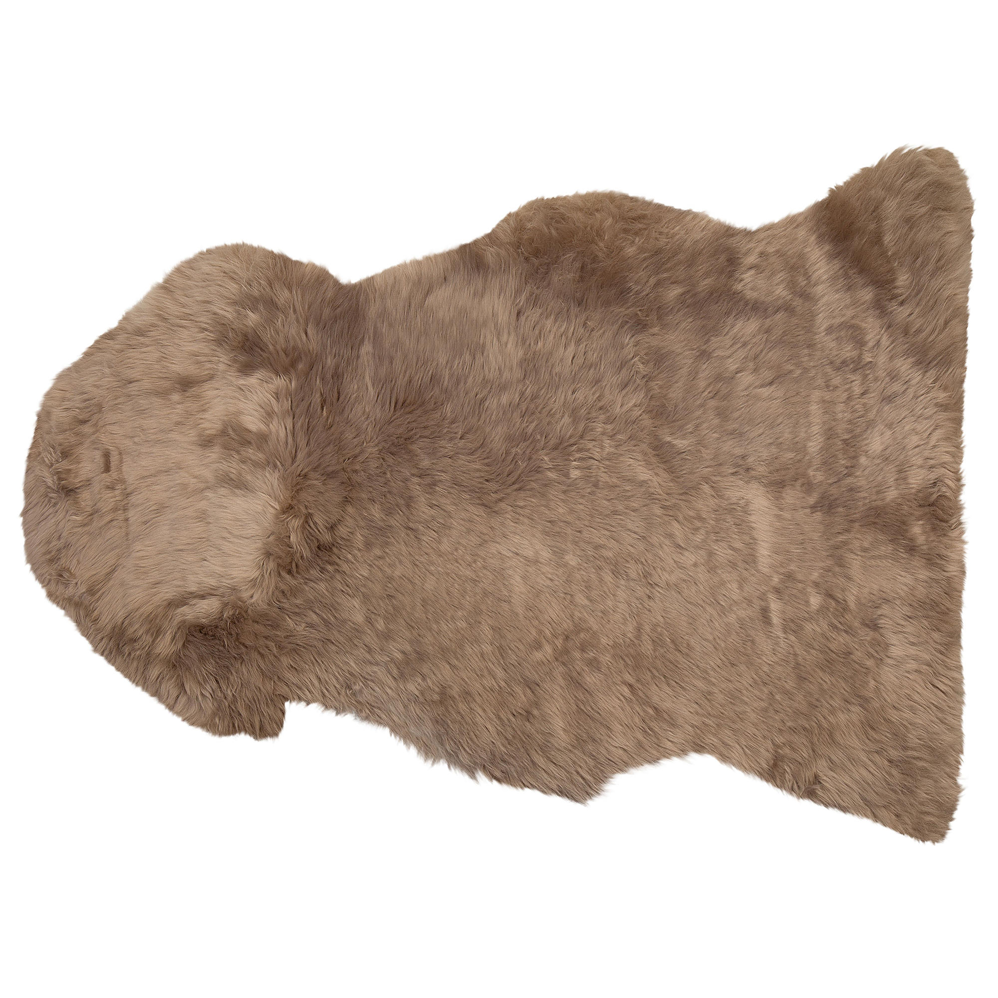 Beliani CHLUPATÁ OVČÍ KŮŽE Uluru 100/110/65 cm