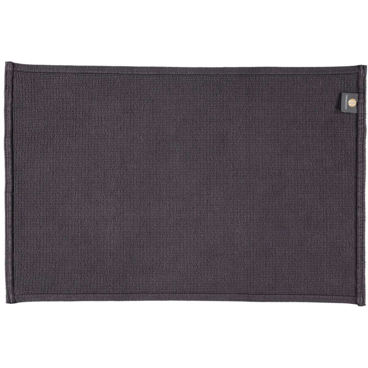 BADEMATTEN PLAIN ZINN - 02 - Dunkelgrau, Textil (70/120cm) - Rhomtuft