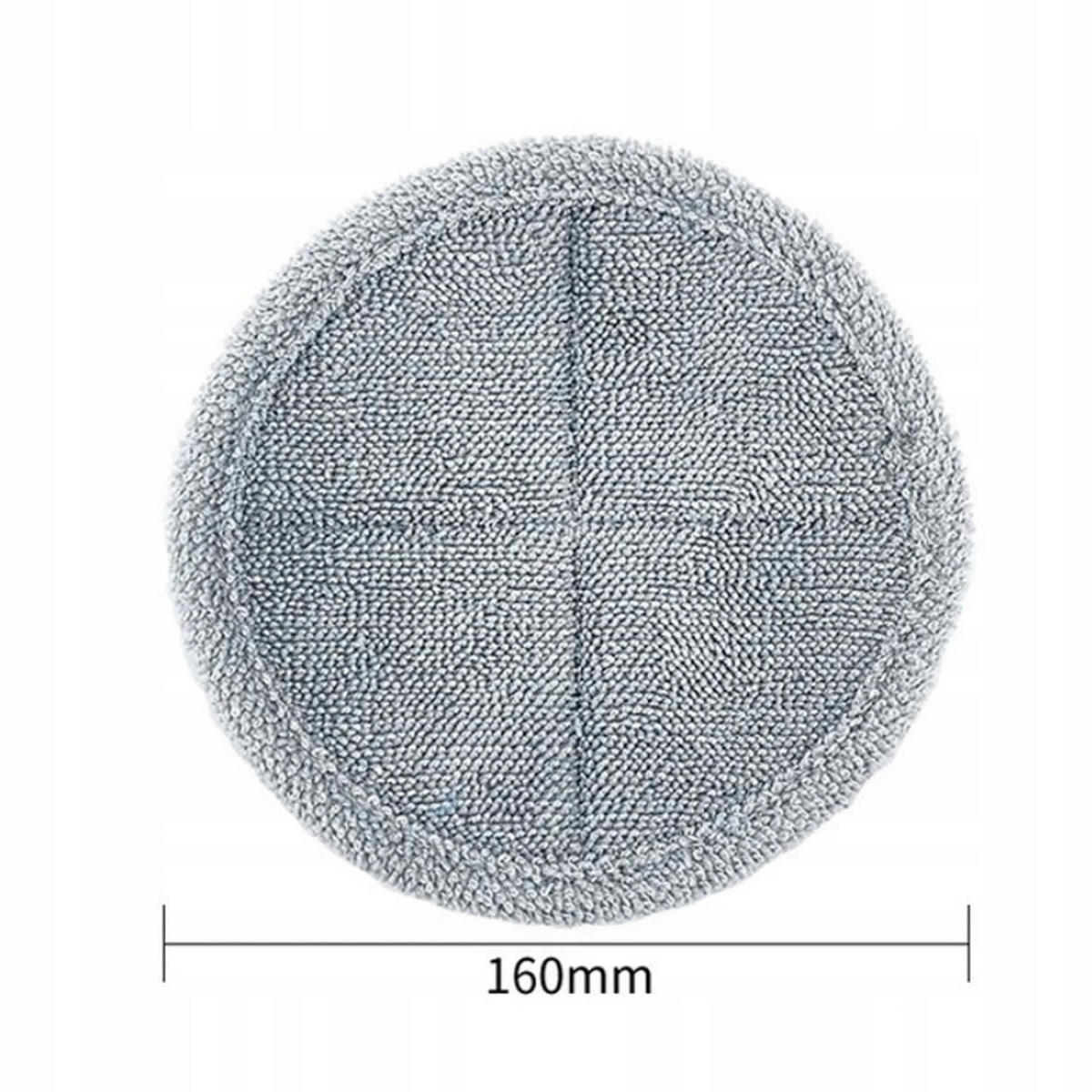 MOPPBÜRSTE V7 V8 V10 V11 V15 Set, 2 Mikrofaser-Pads, 160 U/min, Nass- und Trockenwischen, waschbar 60 °C - Multicolor, Kunststoff/Metall (10/10/10cm)