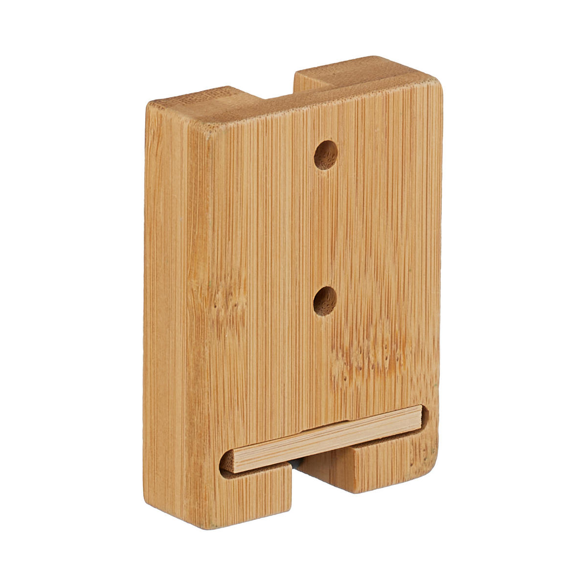 GARDEROBENHAKEN-SET - Hellbraun, Holz/Metall (5/7/5cm) - Relaxdays
