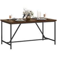 ESSTISCH Braun 1 Stück - Braun, Naturmaterialien (150/80/75cm) - GiPP