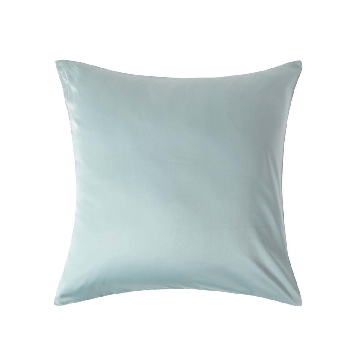 BIO-KISSENBEZUG Satin, Fadendichte 400 - Hellblau, Textil (60/60cm) - Homescapes
