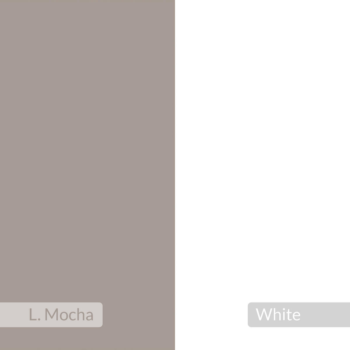WANDGARDEROBE Harmon Mocha Weiß 65/31/15 cm - Multicolor, Holzwerkstoff (65/31/15cm) - Decortie