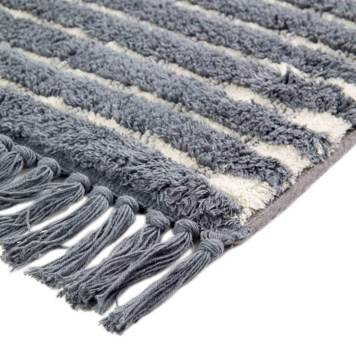 BADEMATTE BAHAMAS - Anthrazit, Textil (67/110cm) - Schöner Wohnen