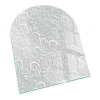 GLASPLATTE für Kamin 80x70 cm Grau - Grau, Glas (80/70/0.4cm) - ArtPrintCave