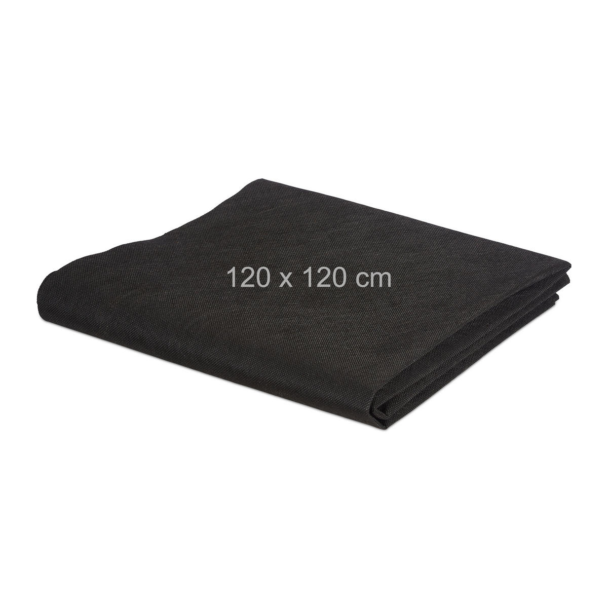 SANDKASTEN - Hellbraun, Holz/Textil (117/117/117cm) - Relaxdays