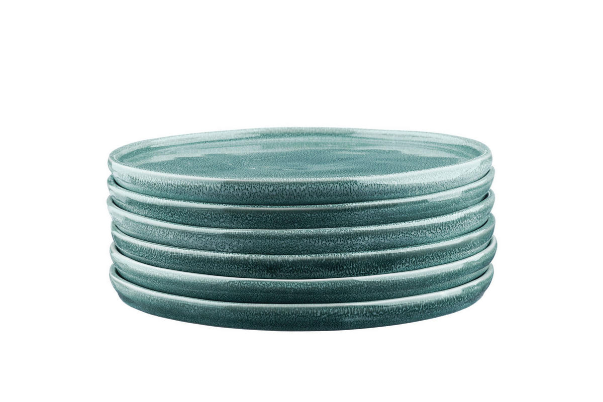 TELLER Magma Ø27cm - 6er-Set - Cobalt - Blau, Keramik (27cm) - Björn
