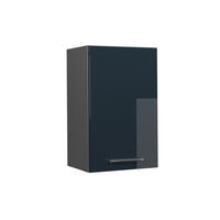 HÄNGESCHRANK Fame-Line Dunkelblau Hochglanz 45 cm - Anthrazit/Dunkelblau, Holzwerkstoff (45/72/34.1cm) - Vicco