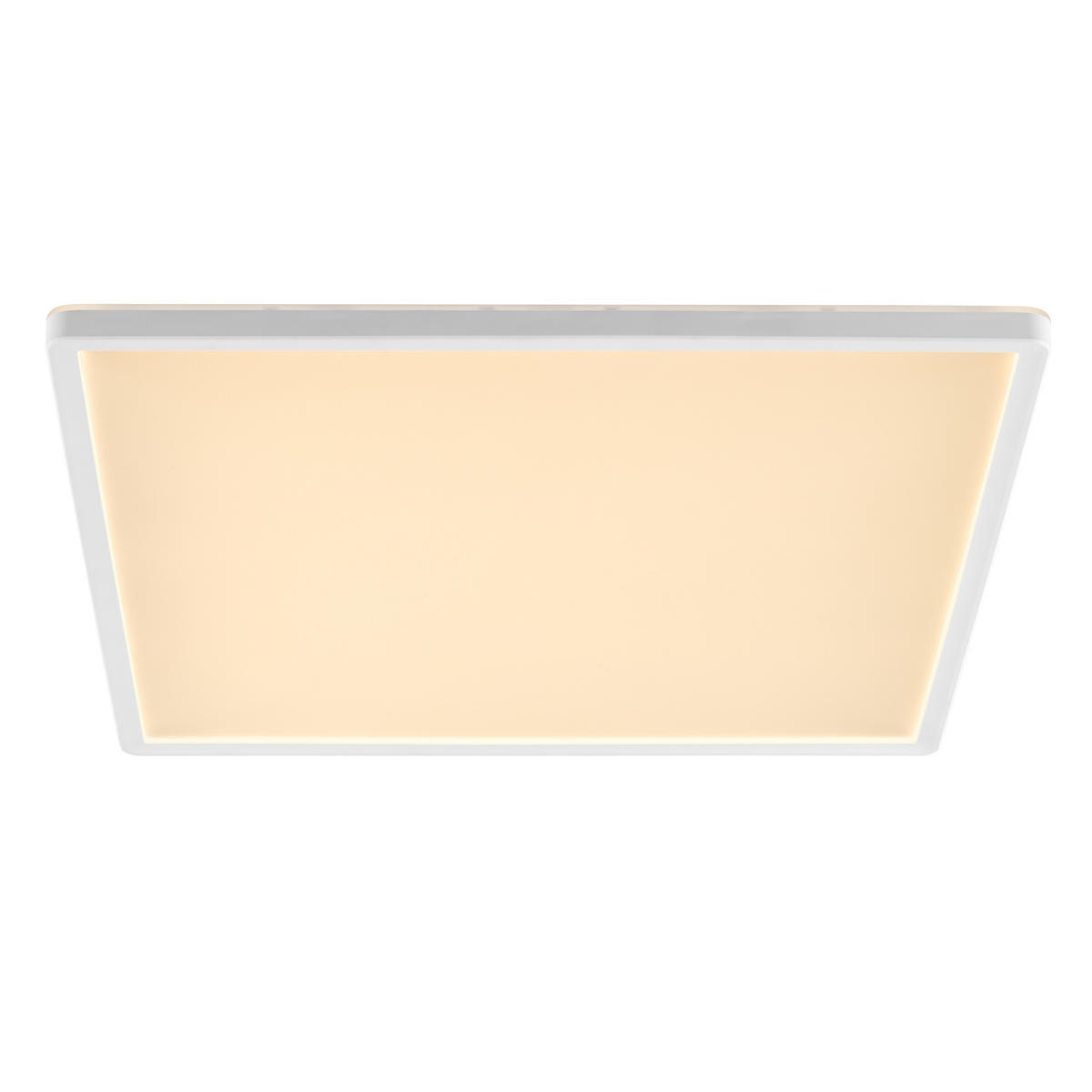 LED DECKENLEUCHTE Lumaro Weiß 42/42/2,9 cm - Weiß, Kunststoff (42/42/2.9cm) - Brilliant