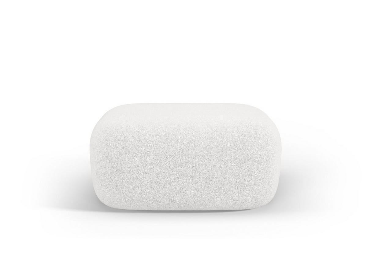 POUF Jenny aus Boucle elfenbein - Creme, Textil (88/40/90cm) - Micadoni