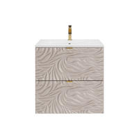EINZELWASCHTISCH - 60 cm x 46 cm - Holz, Platte - Beige - RINAREL - Beige, Holz (60/60/46cm) - Vente-Unique