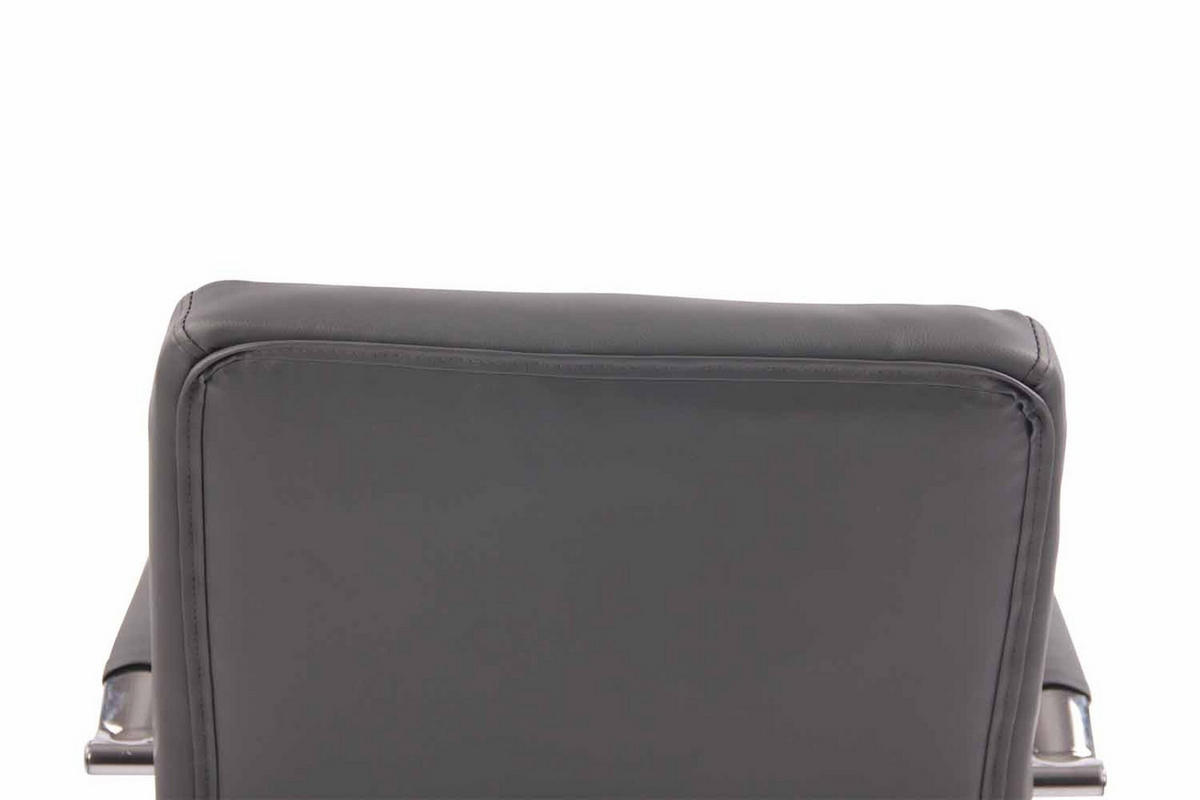 BÜROSTUHL Deal, Kunstleder Grau - Grau, Textil/Metall (56/104/62cm) - TPFLiving