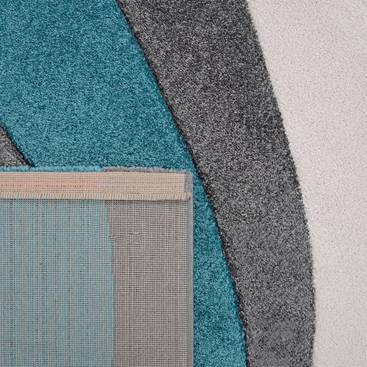 KURZFLORTEPPICH 160/230 cm Diamond 760 - Türkis, Textil (160/230cm) - Paco Home