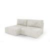 ECKSOFA Natalia Xs - Creme, Holzwerkstoff/Textil (149/210cm) - Fun Möbel