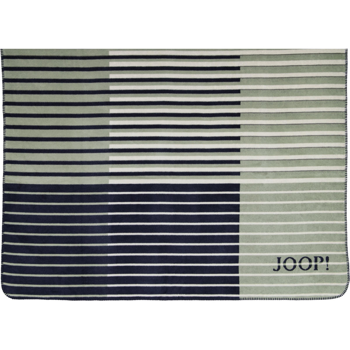 WOHNDECKEN DIVIDED SALBEI - Grün, Textil (150/200cm) - Joop!