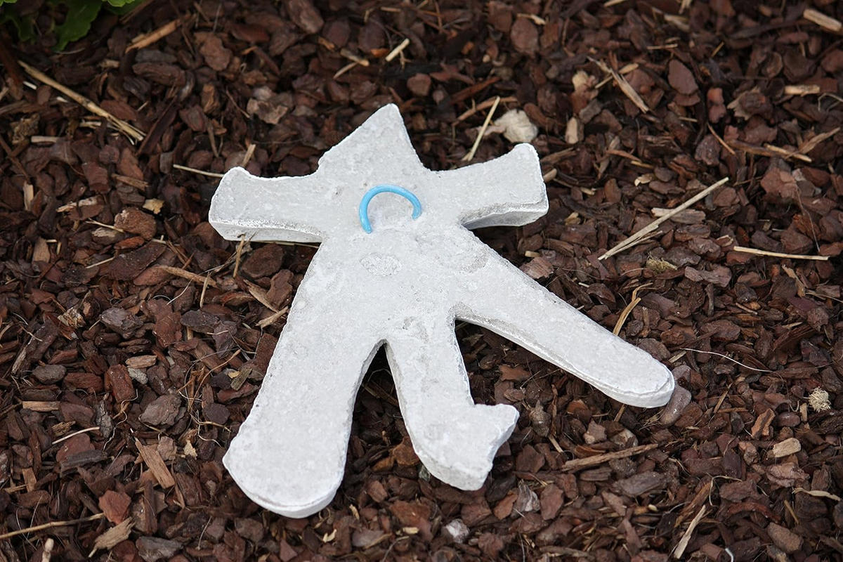 STEINFIGUR Garten- und Wanddeko Chinesische Schriftzeichen 3er Set frostfest - Grau, Stein (16/3/17cm) - stoneandstyle