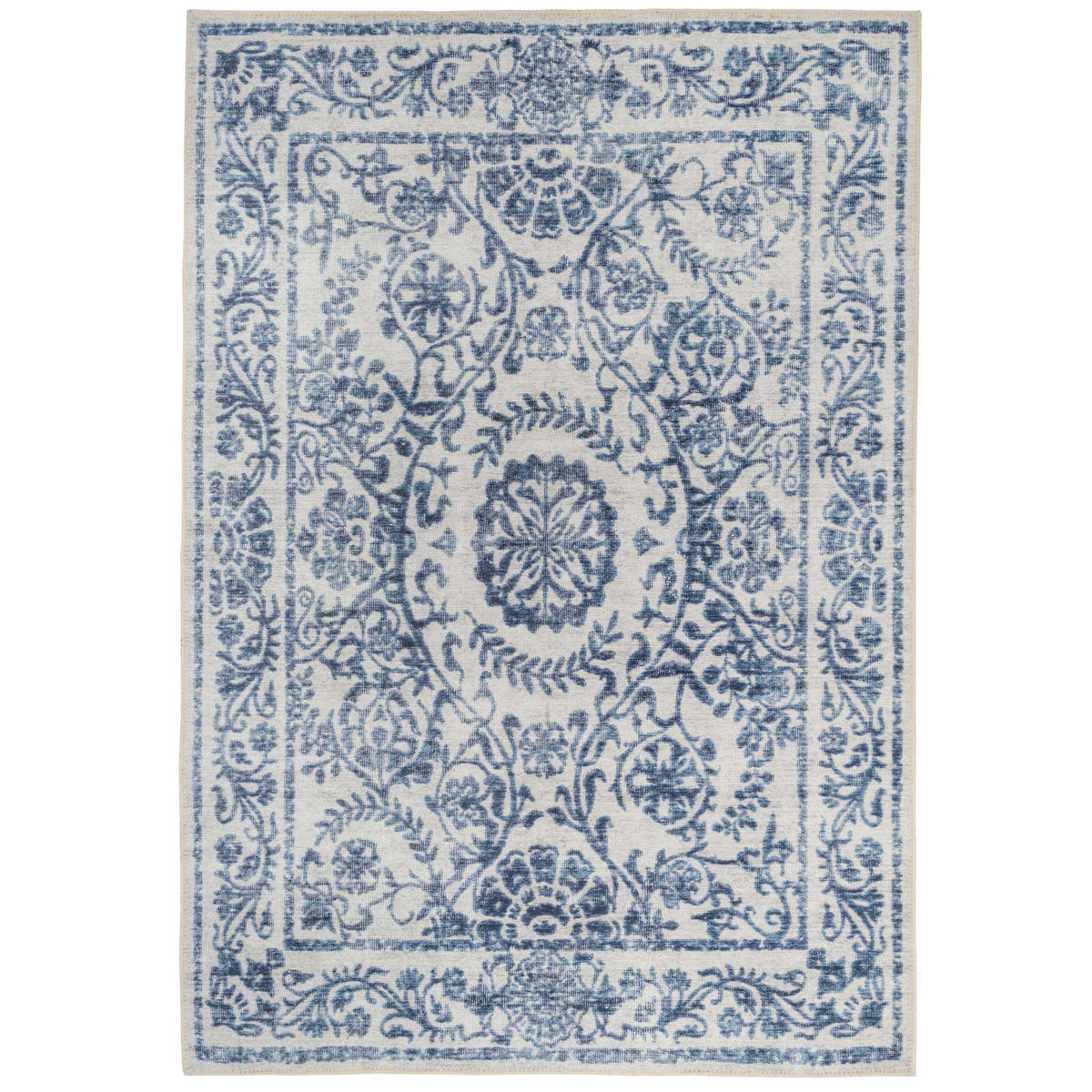 FLACHWEBETEPPICH Bala Blau - Blau, Textil (200/290cm) - Kukoon Rugs